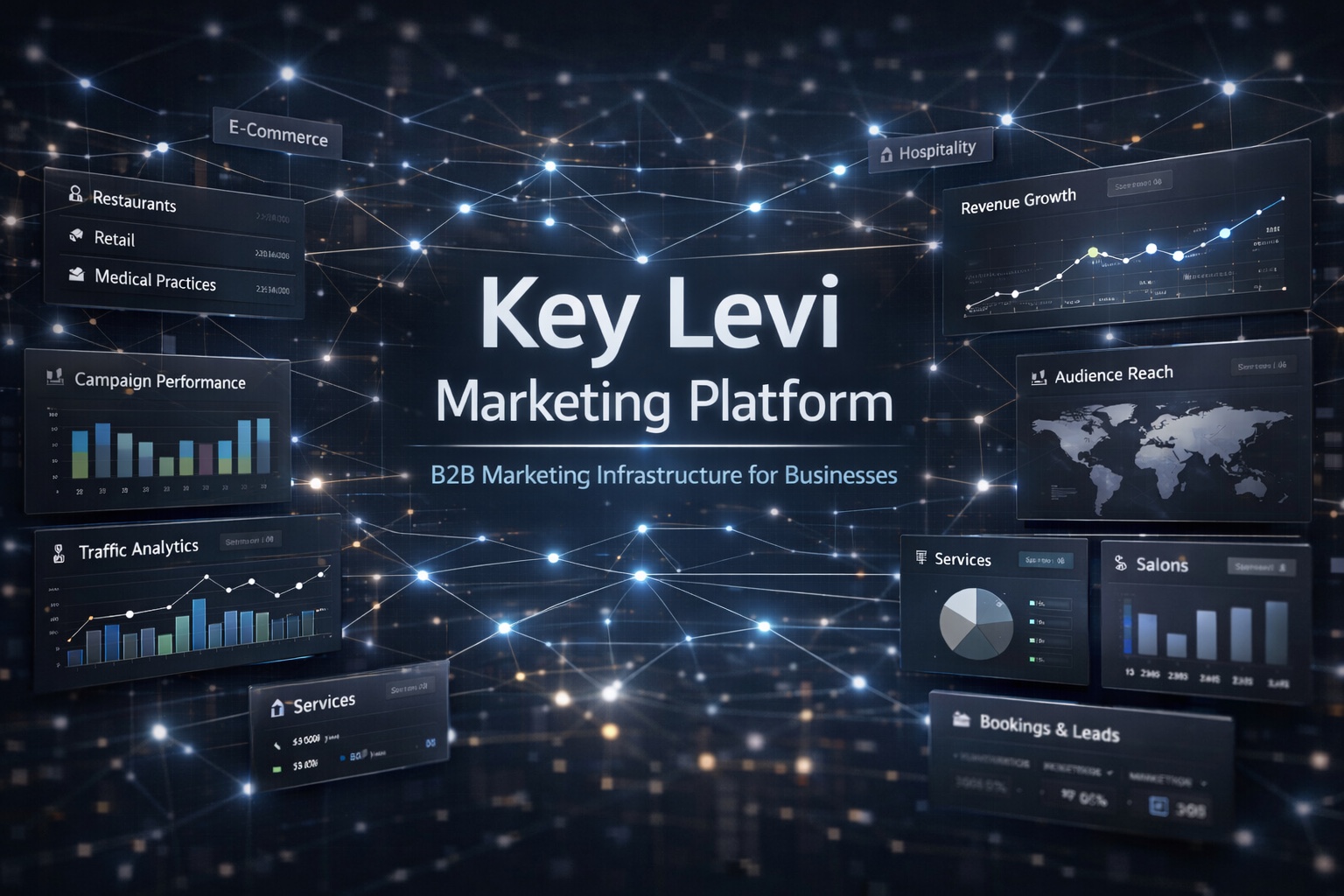 Key Levi B2B marketing platform concept